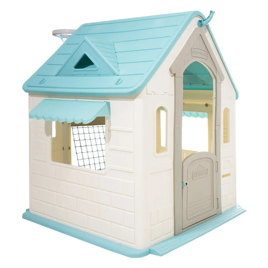 Outdoor Playhouse Five In One Cottage For Toddlers
