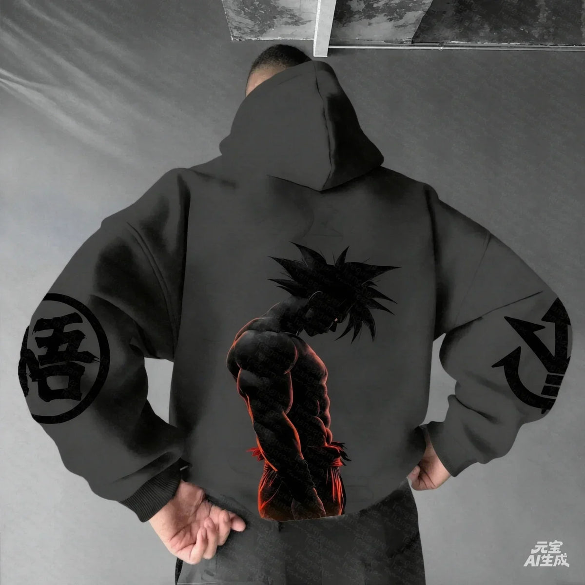 Graphic Hoodie | Dragon Ball Print | Oversized Pullover | Family Unisex Design