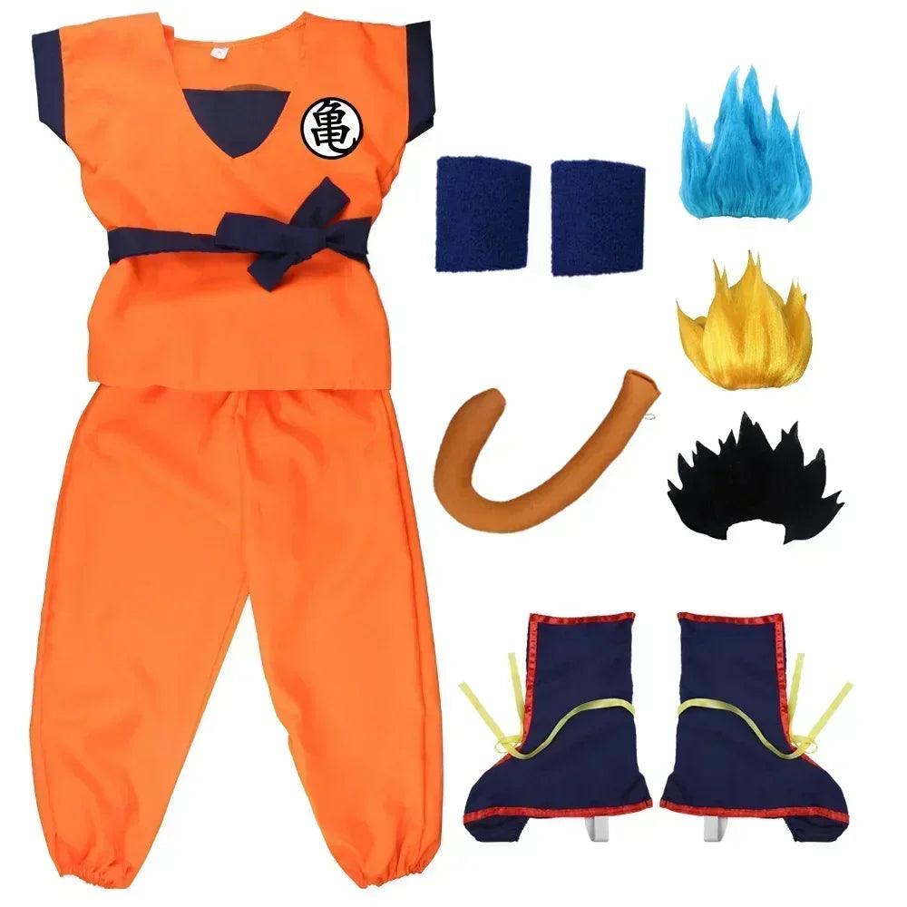 Goku Cosplay Costume | Blue Gold Kit | Toylandeu™