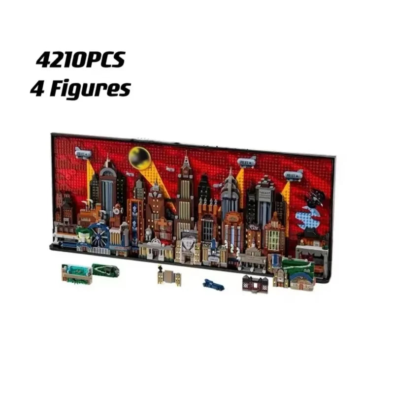 Building Blocks Set | 4210pcs | Gotham | Compatible With Standard Bricks | Adult