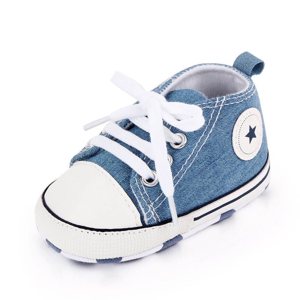 Fashionable Bling Canvas Shoes for Baby Girls - Soft Sole Toddler Sneakers Toyland EU