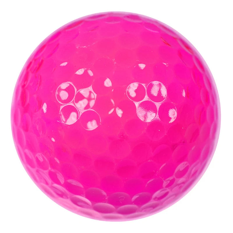 New Double-Layer Practice Golf Balls in 6 Vibrant Colors - Perfect Gift for Golfers and Sports Fans