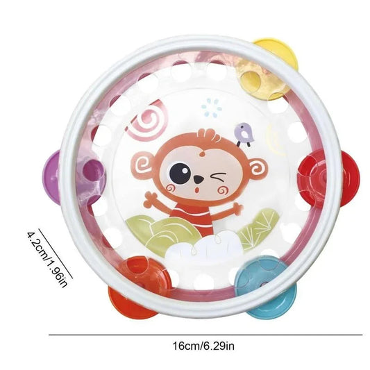 Musical Baby Tambourine with Clapping Drums for Early Education - ToylandEU