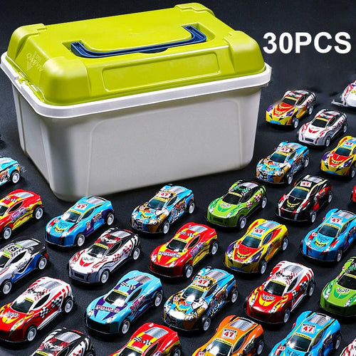 Alloy Mini Car Collection with Storage Box - Assorted Models for Boys 20/30/50 pcs ToylandEU.com Toyland EU