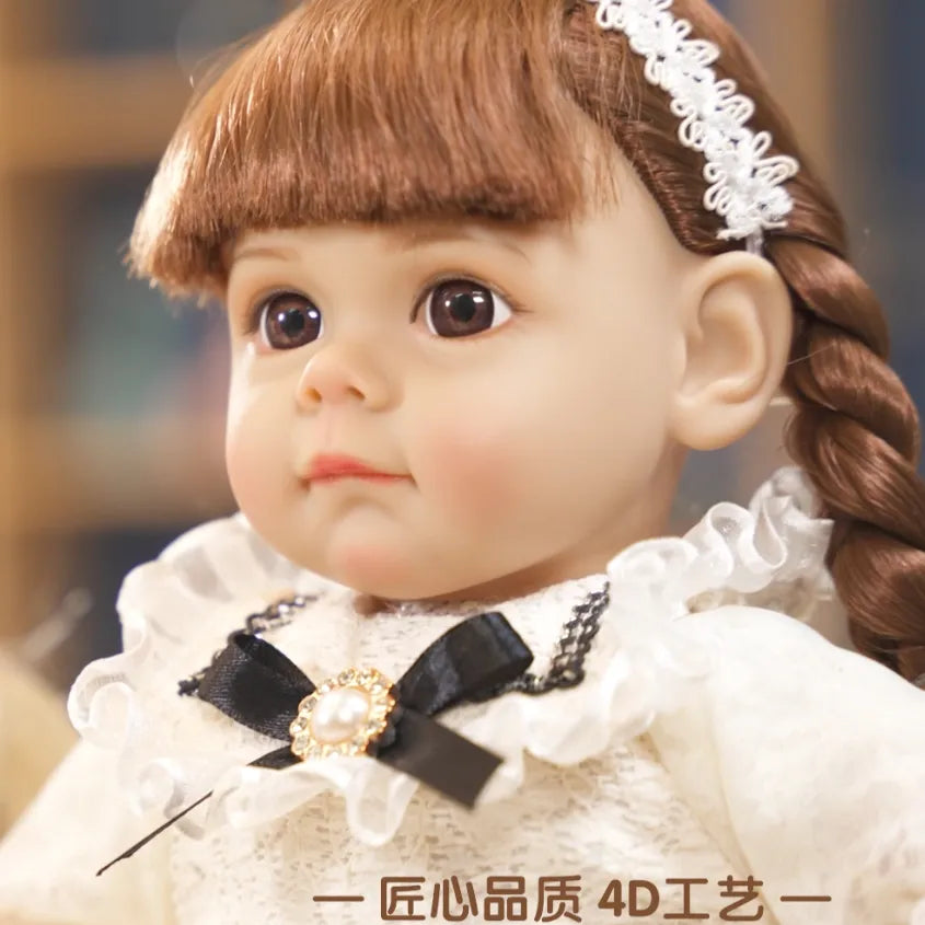 14 Inch New Reborn Doll 35CM Girl Voice Doll With Fashion Clothes - ToylandEU