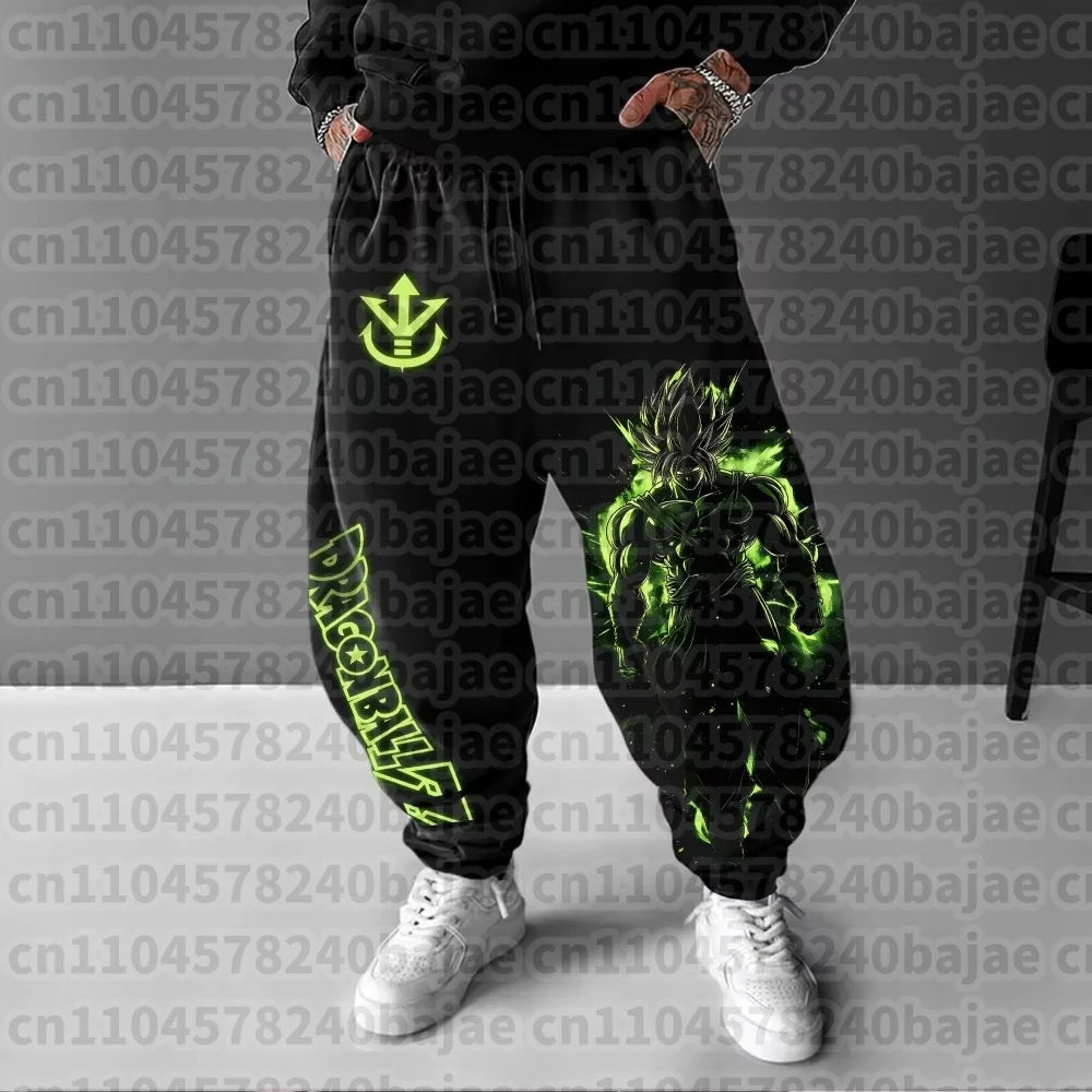 Dragon Ball Men's Jogger Pants | Majin Buu Graphic | Harajuku Style | Sizes S-XXL
