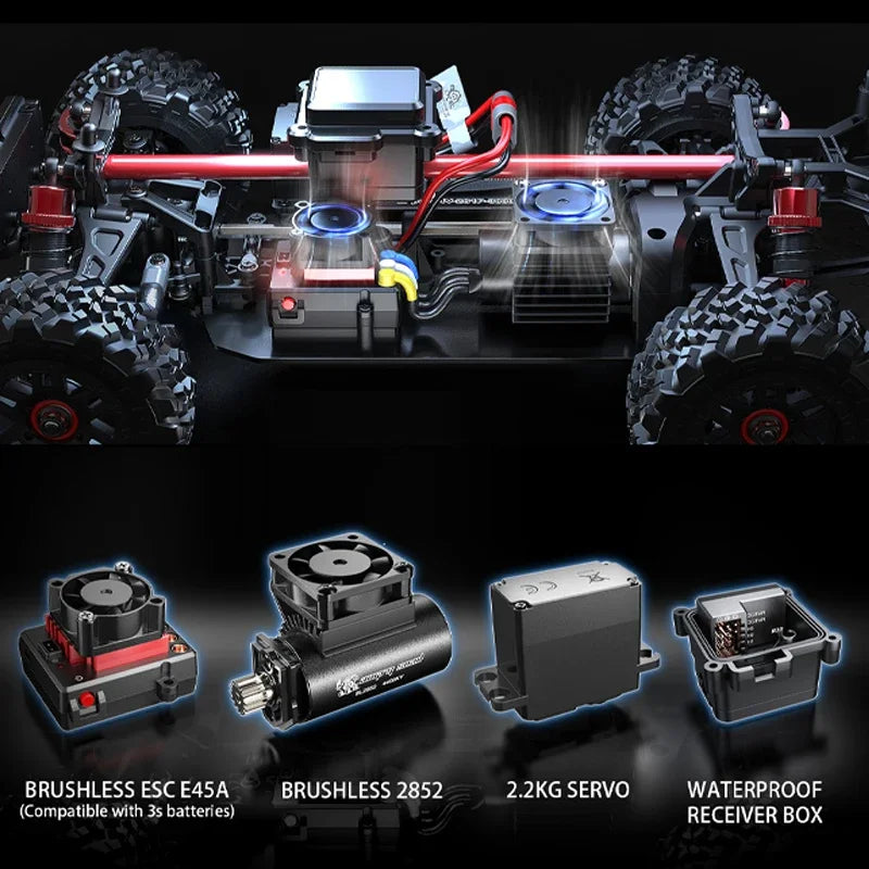 Ultimate Hypergo MJX 14210 V2.0 4WD Brushless RC Off-Road Truck