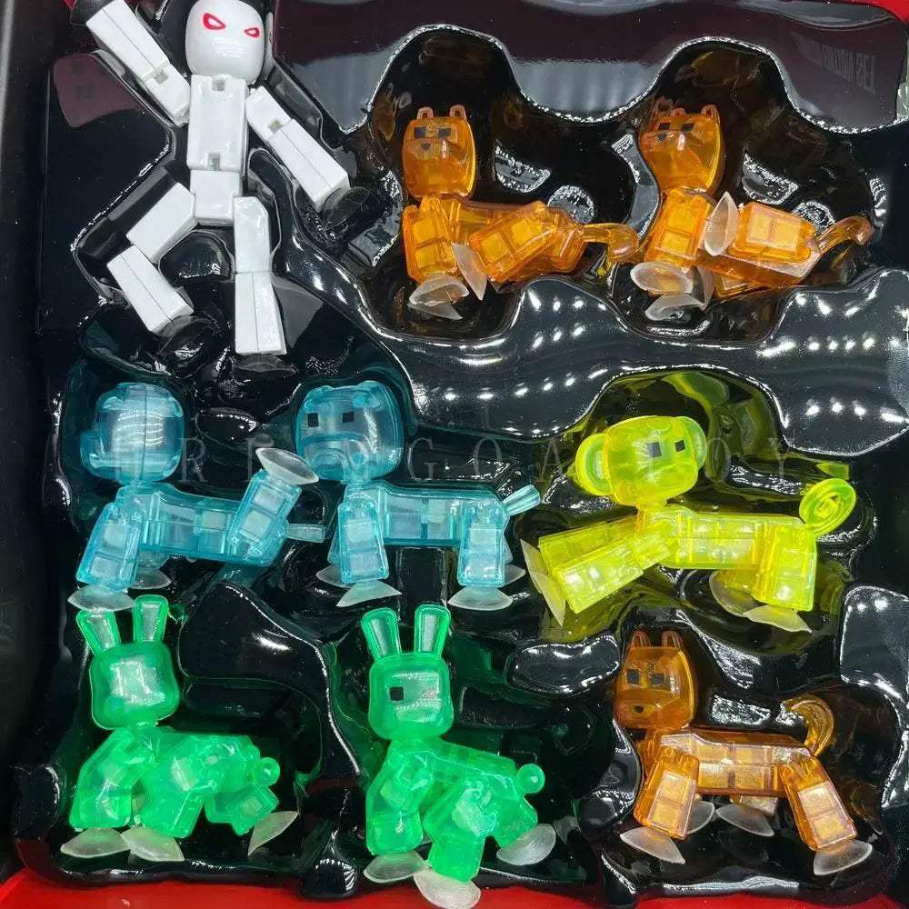 Colorful Stick Bot Action Figures Deformable For Kids - ToylandEU