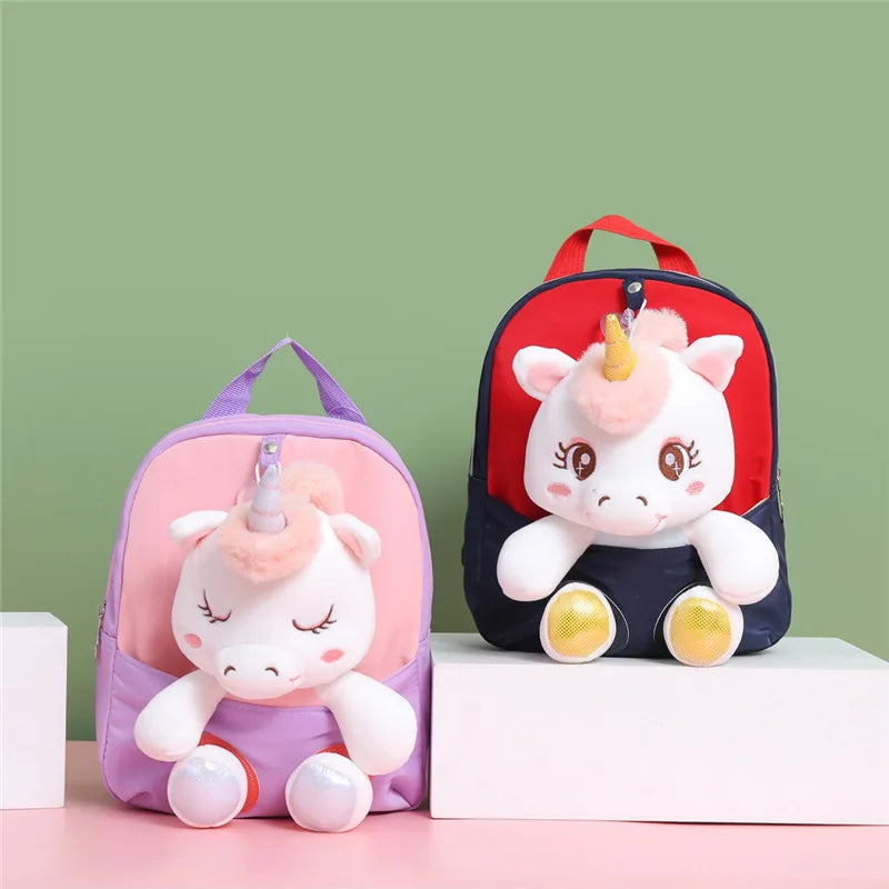 Enchanted Plush Doll Backpack for Kids - Ideal for Nursery Fun!