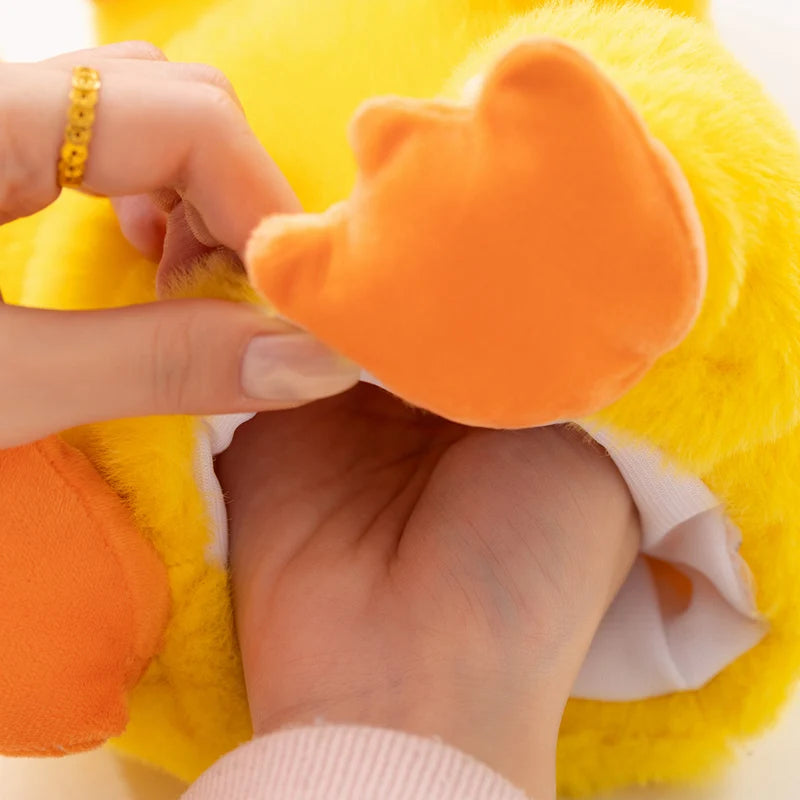Hand Puppet | Big Mouth Plush | Yellow Duck Design | Storytelling Learning Toy