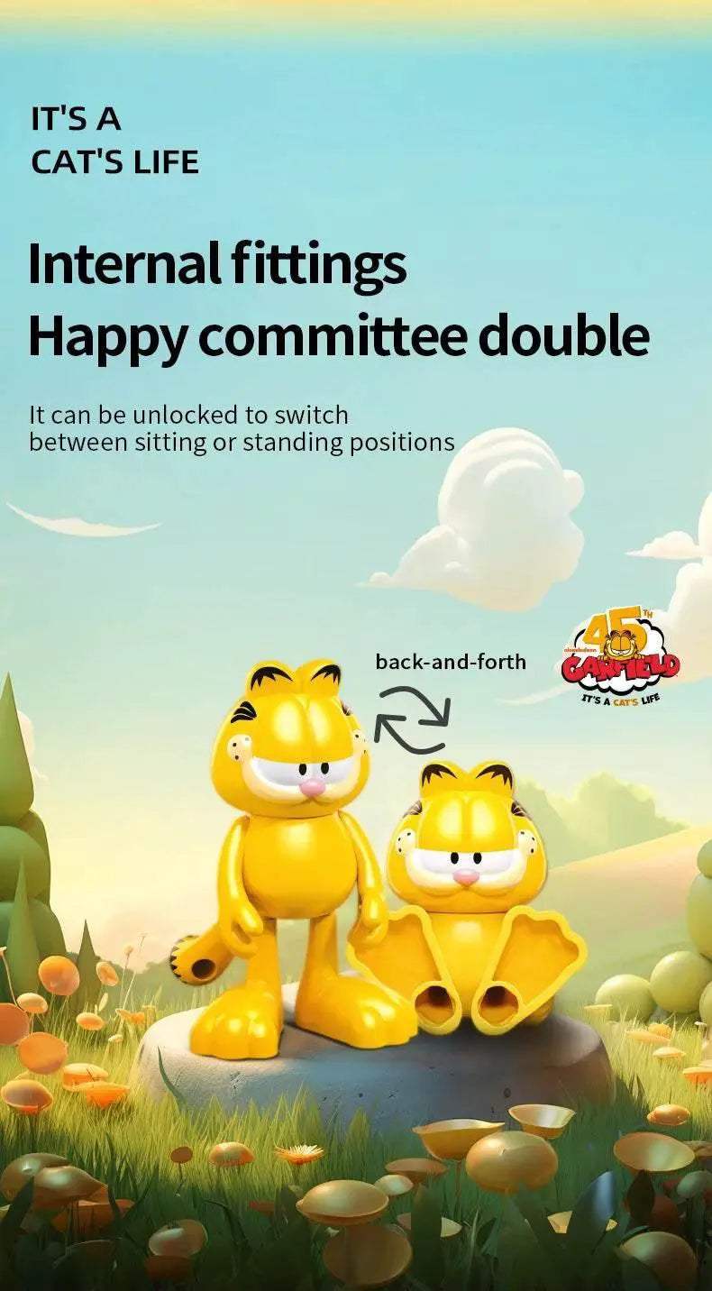Garfield Car Building Blocks City Magic Cartoon Cat Figures - ToylandEU