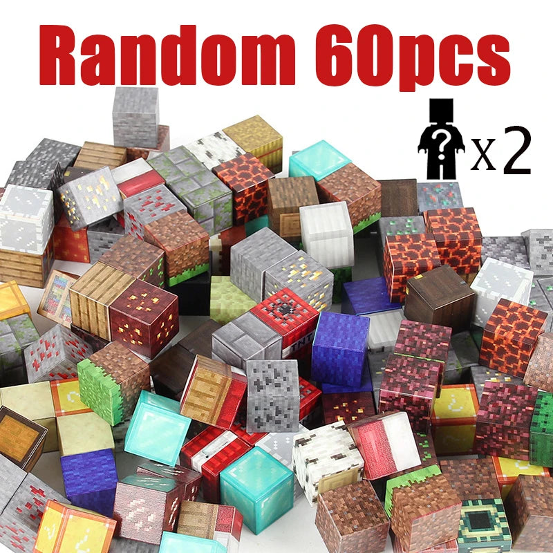 Magnetic Building Blocks | Ages 3+ | Cube Magnet Set | STEM Toy Gift