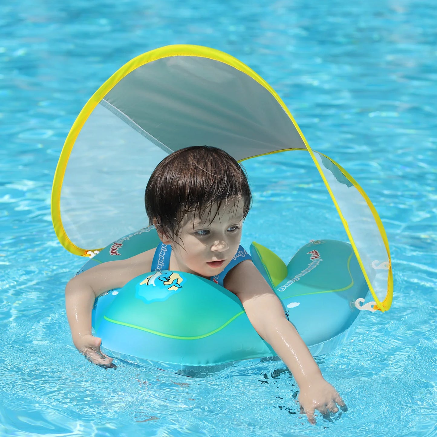 Vibrant Inflatable Baby Swim Float - Safe & Fun Pool Accessory for Toddlers