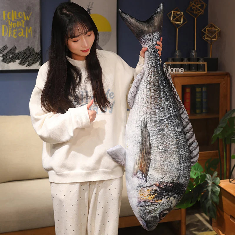Piranha Plush Pillow Toy Realistic Giant Large 40-100cm