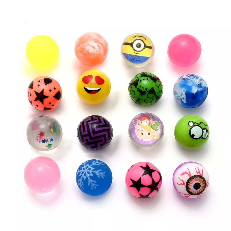 Children's Mixed Bouncy Ball Capsules - Set of 10 or 20 - ToylandEU