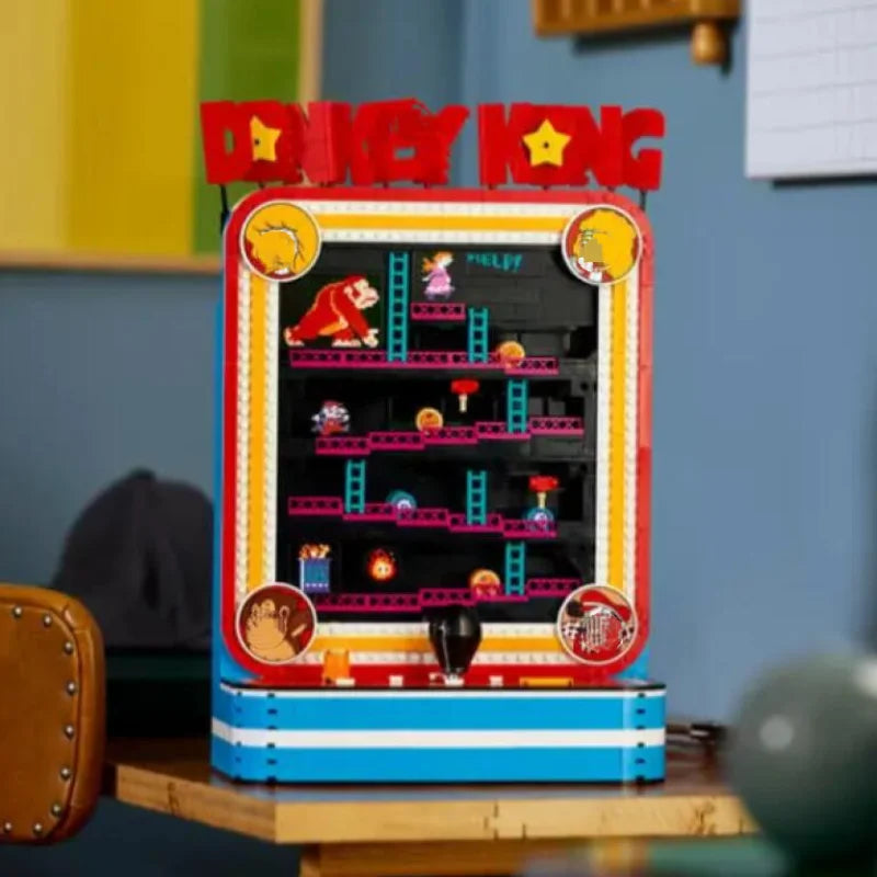 Building Blocks | 1371 Piece Compatible With Lego | Donkey Kong Arcade | Gift