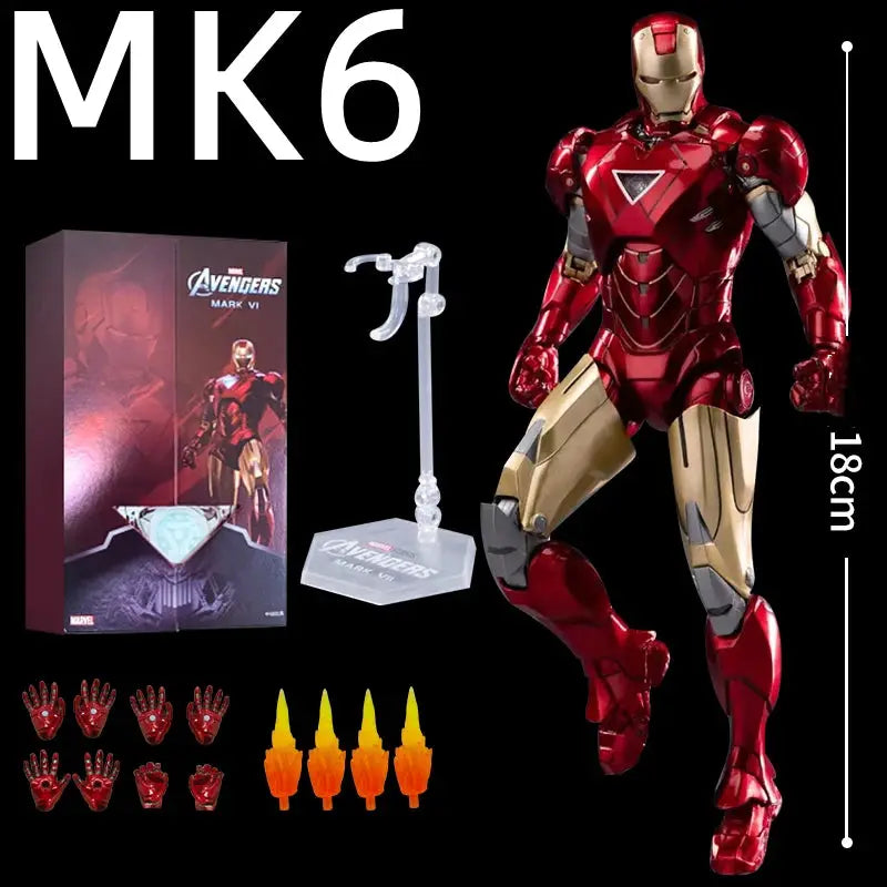 Original ZD Toys Iron Man Legends MK42 MK43 MK46 War Machine 1/10 MK50 MK2 MK3 MK4 MK5 MK6 MK7 Tony Stark Model Action Figure - ToylandEU