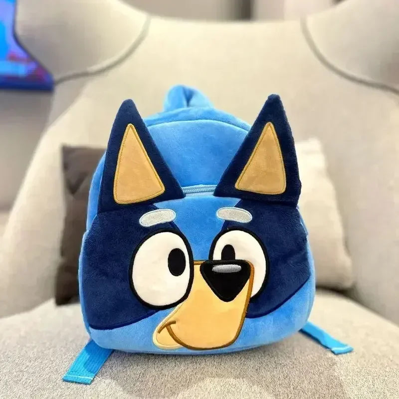 Bluey Plush Backpack: Fun Snack Bag for Kids' Adventures & Travel