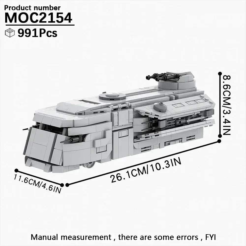 Space War Tank Building Blocks Kit Educational Diorama Toy - ToylandEU