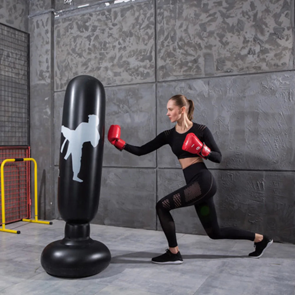 Inflatable Boxing Bag For Adults And Kids Stress Relief