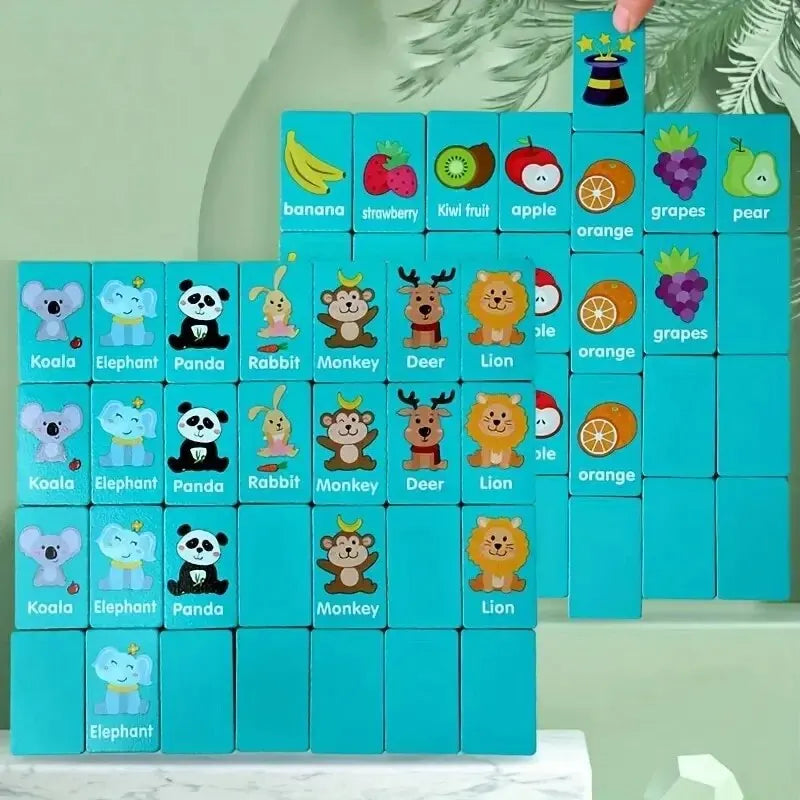 Montessori Puzzle Wooden Toy For Babies Cognitive Skills Boost