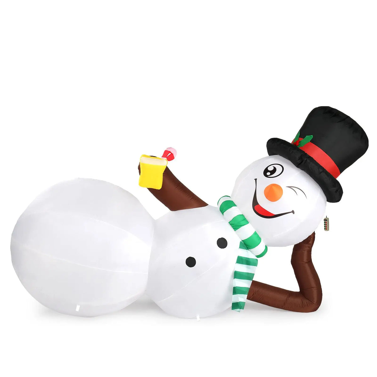Christmas Inflatable Snowman | 9.8 Ft Lighted | Outdoor Yard Lawn Decor