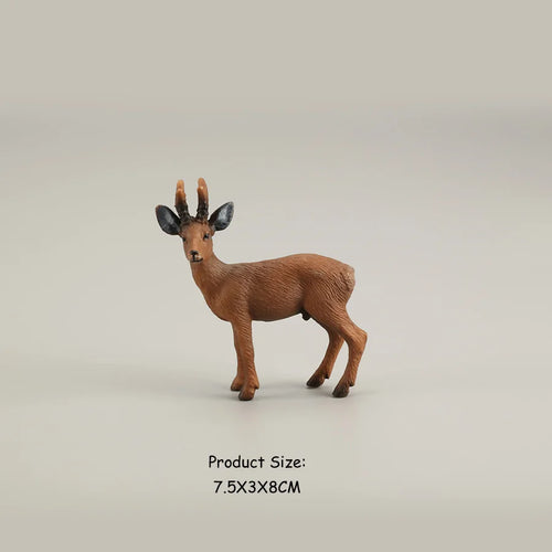 Forest Animal Action Figures Set - Moose, Elk, Reindeer, Alpaca, Sika Deer ToylandEU.com Toyland EU