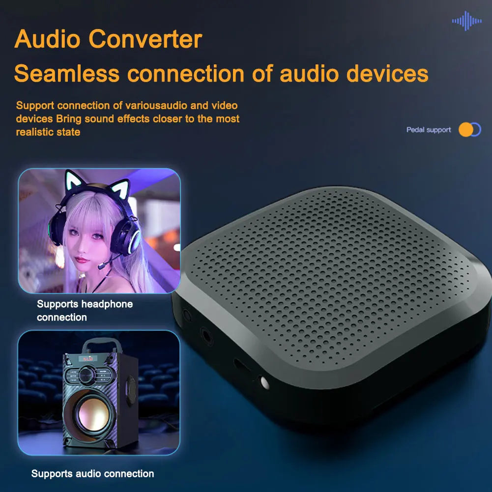 Virtual Air Drum Set With Portable Drumsticks And Pedals