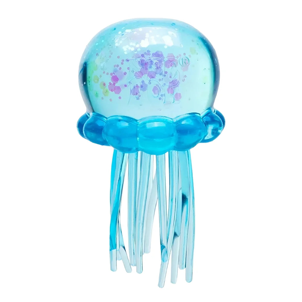 Jelly Fidget Toy | Soft Stretchy Texture | Stress Relief Shape | Jellyfish Cube