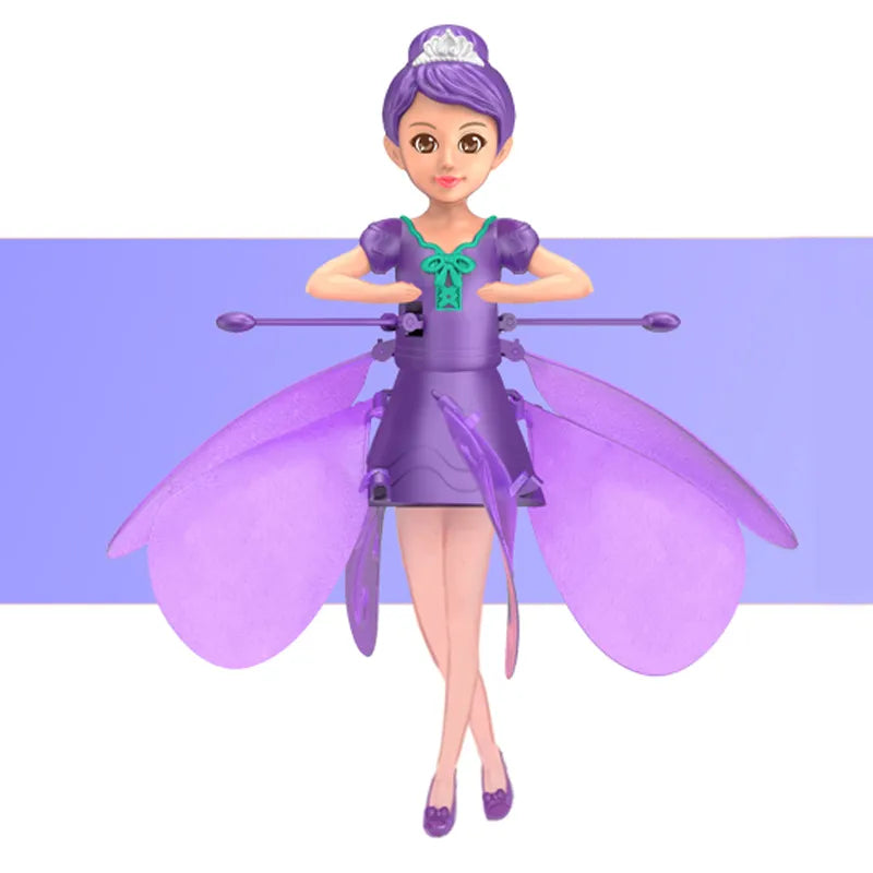2023 New Induction Flying Fairy Helicopter Suspended Flying Toys Air