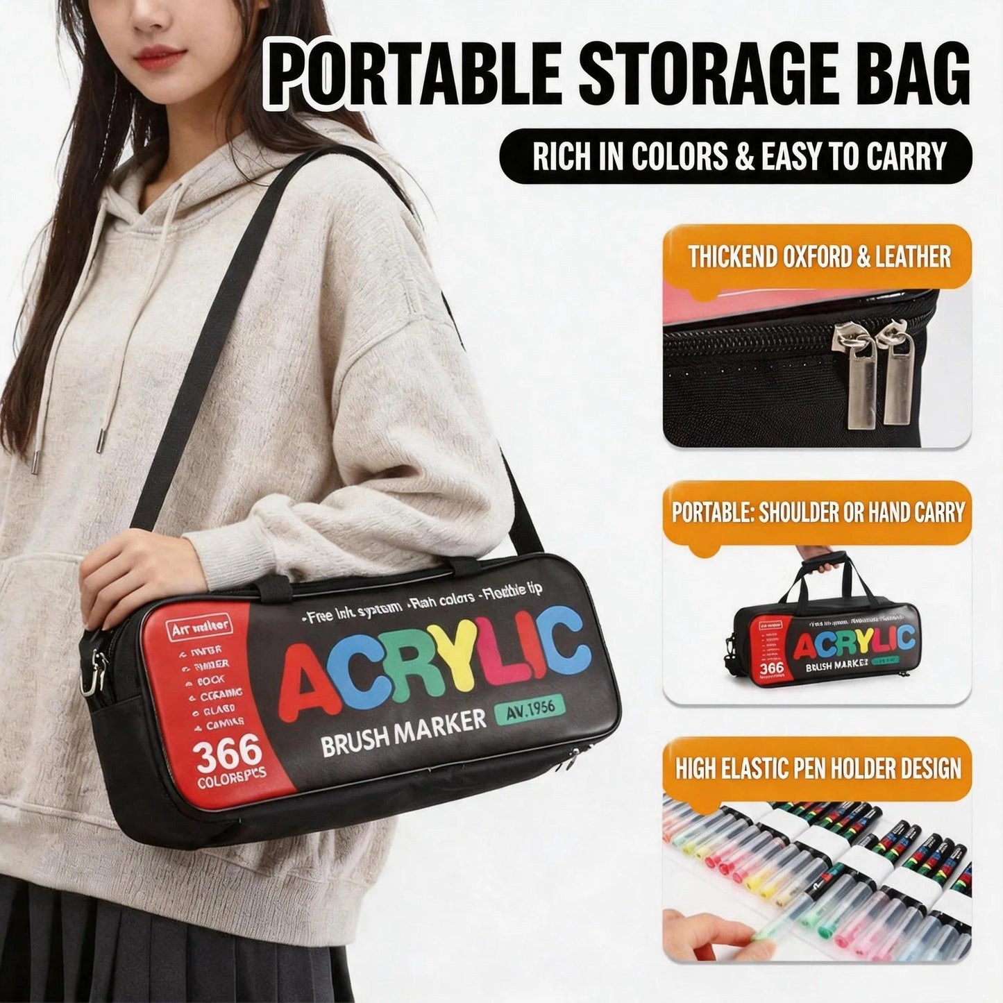 Acrylic Paint Markers | 288 Pcs | Toylandeu™
