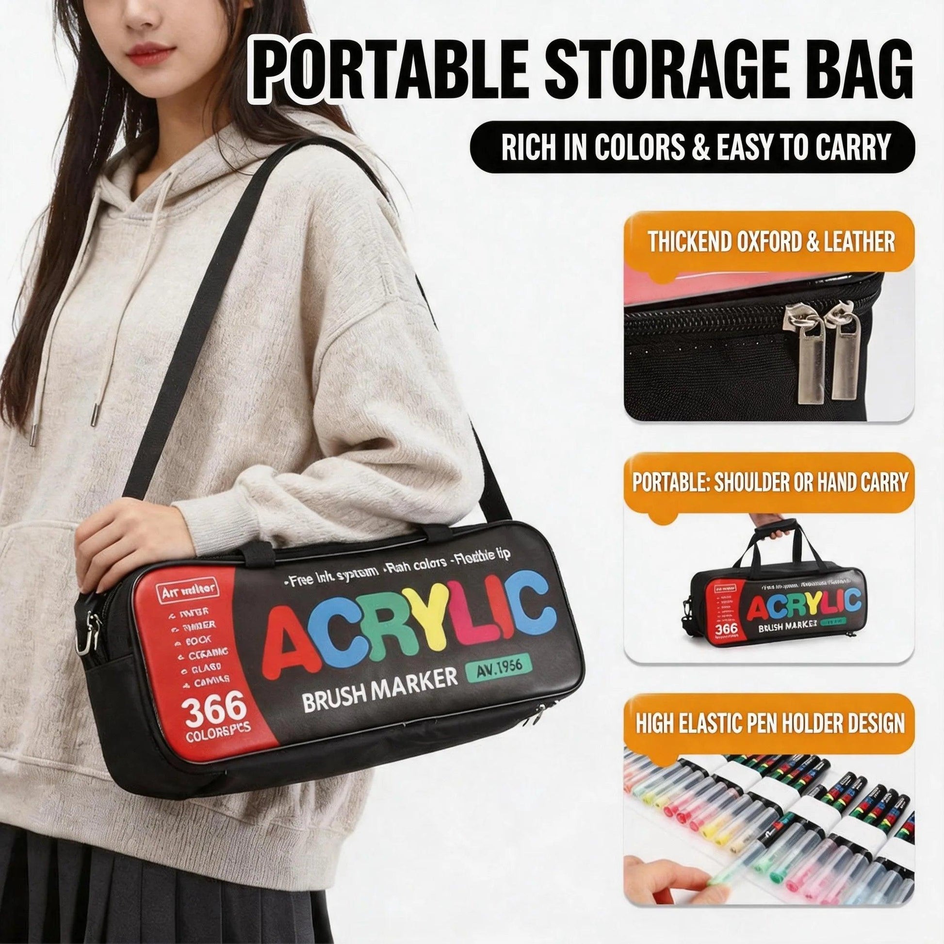Acrylic Paint Markers | 288 Pcs | Toylandeu™