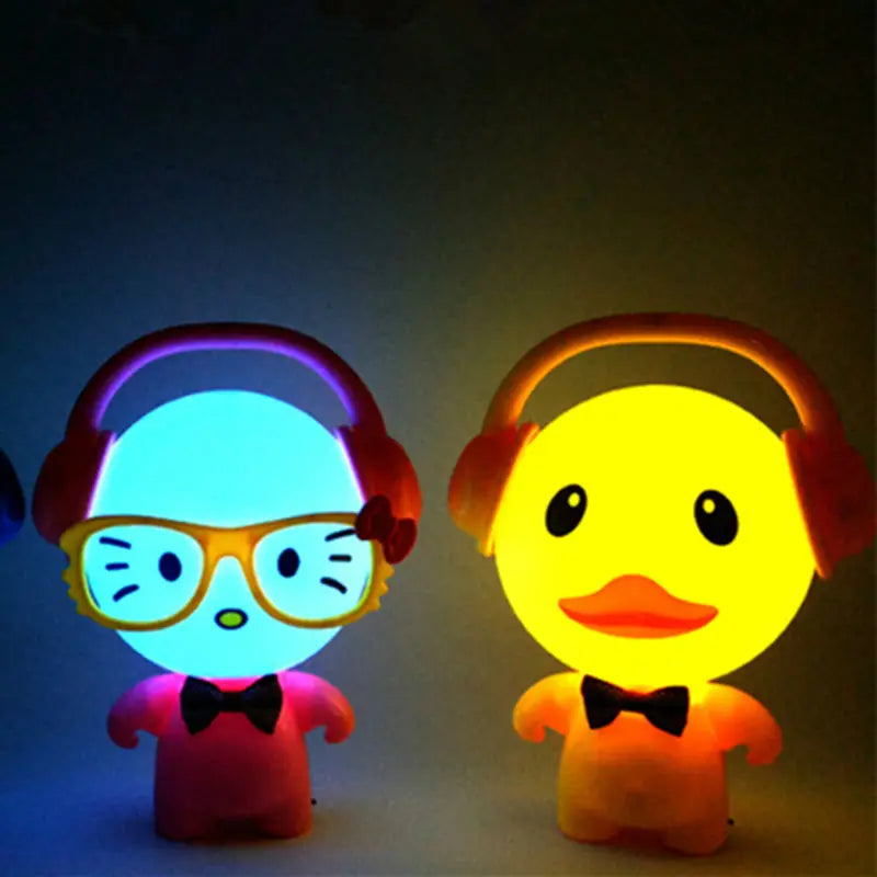 Musical Cartoon Glow Stick Lantern with Colorful LED Light