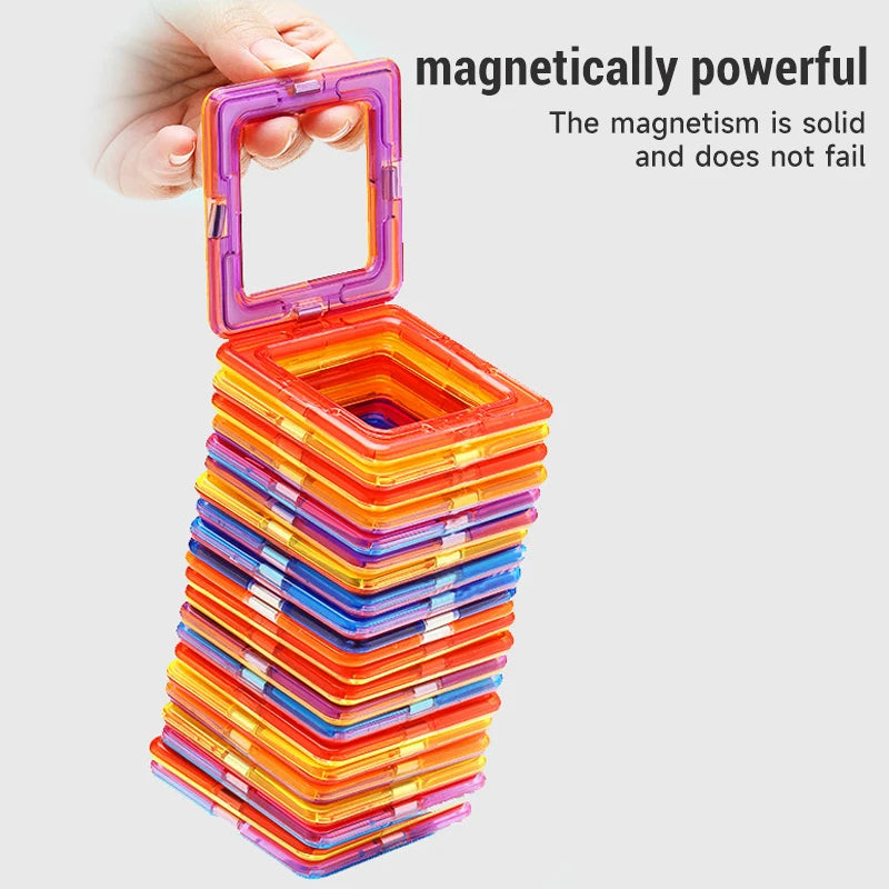 Magnetic Building Blocks Set | 30-168 Pieces | Big Size | Montessori Toys