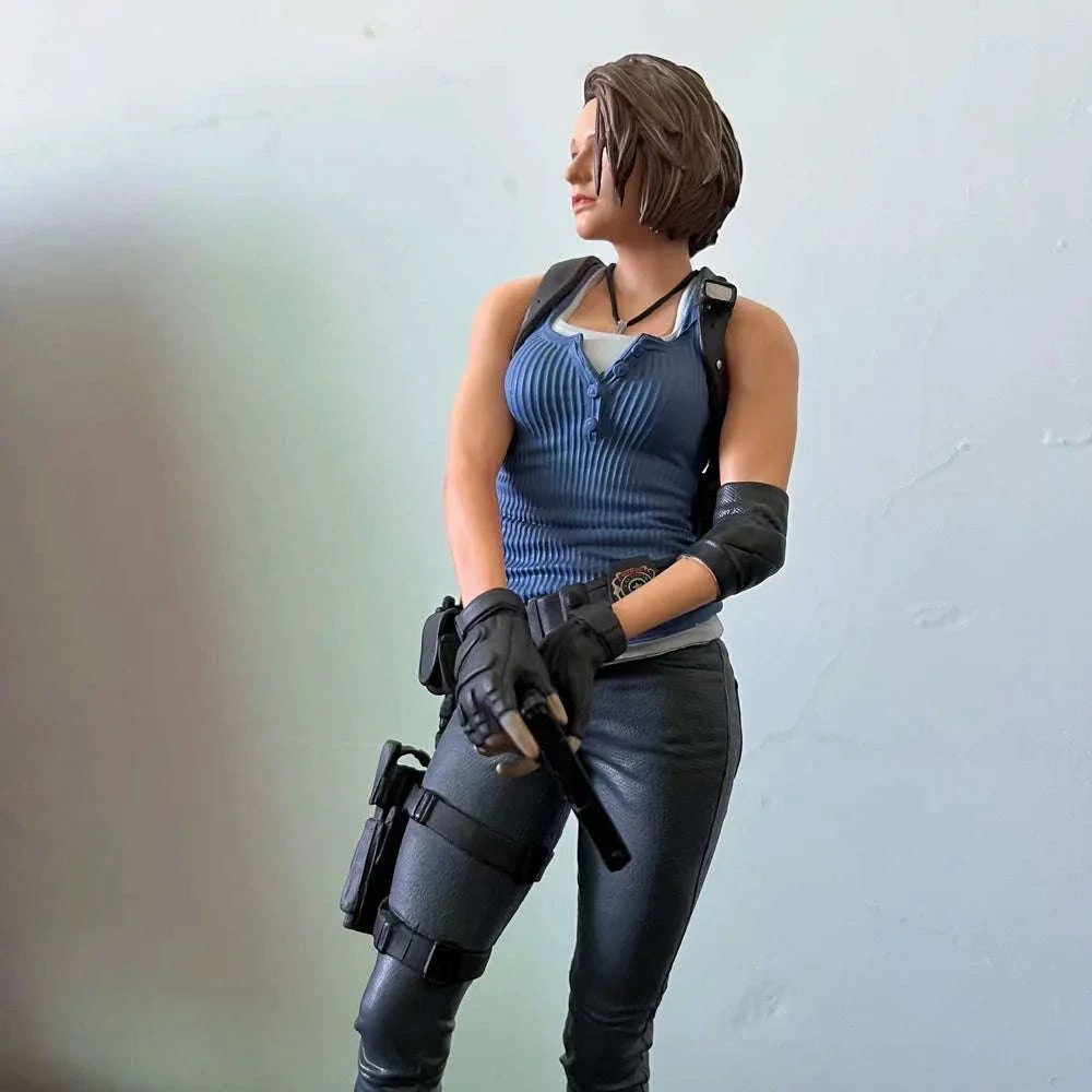 Ada Wong, Jill Valentine, Leon Scott Kennedy Figure, Resident Evil Anime Gaming Figurines 13 in
