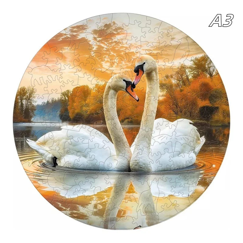 3D Wooden Puzzle | Universe Fantasy Theme | Animal Style | One Size