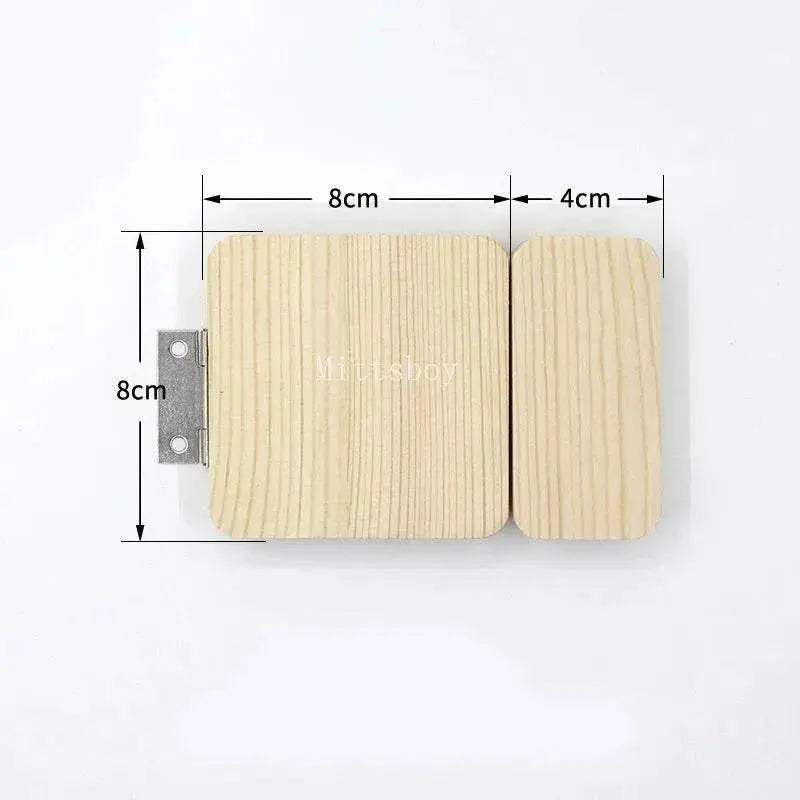 Busy Board Accessories Montessori Wooden Toy with Key Lock Switch Slides and Paillette Educational Early Learning Toy - ToylandEU