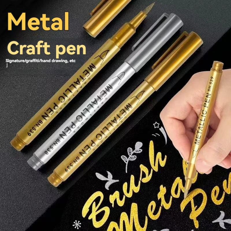 Metallic Paint Pens | Brush Tip Nib | Toylandeu™