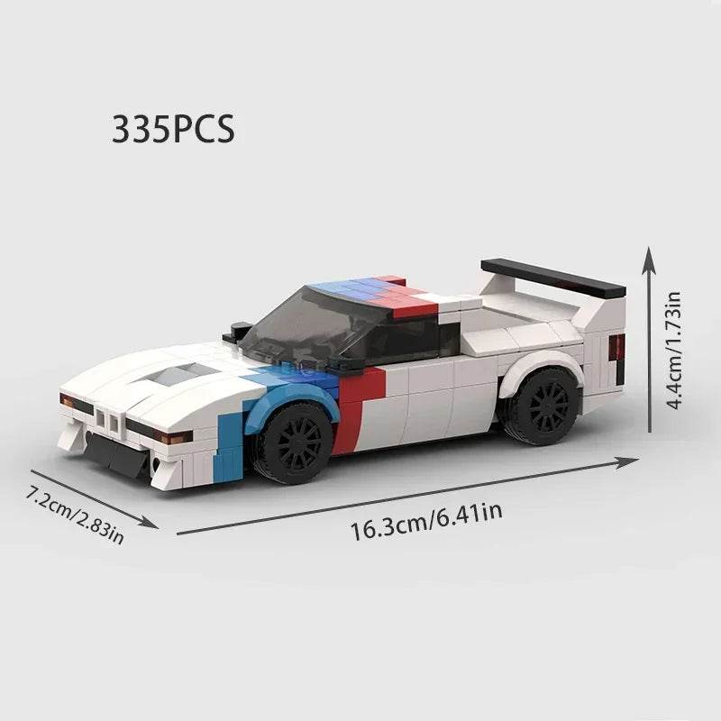 Moc Speed Champions AE86 Cars Racers Building Blocks Set - ToylandEU