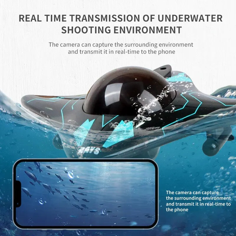 Wifi Mobile Phone Remote Control Boat Real-Time Transmission Adult - ToylandEU