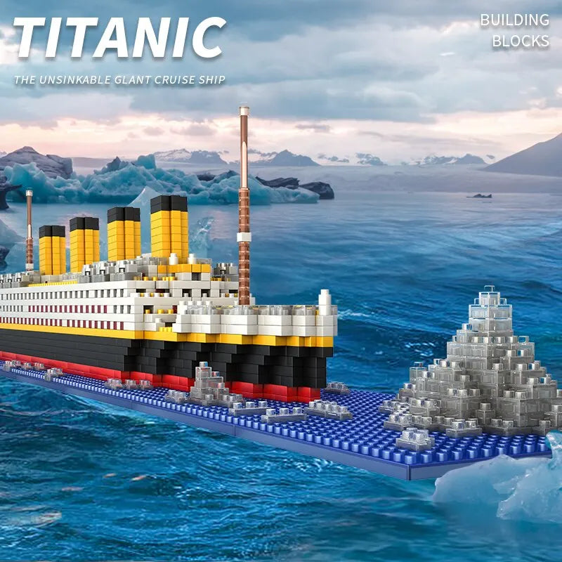 Titanic 1860-Piece Micro Mini Building Blocks Set - ToylandEU