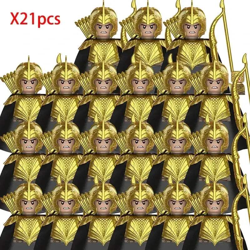 Lego Compatible Fantasy Army Building Blocks Figures Set - ToylandEU