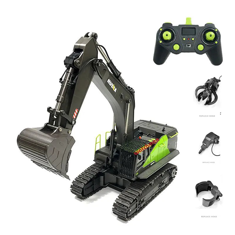 RC Excavator  1593 - 1:14 Scale Alloy Construction Truck with 22CH Simulation