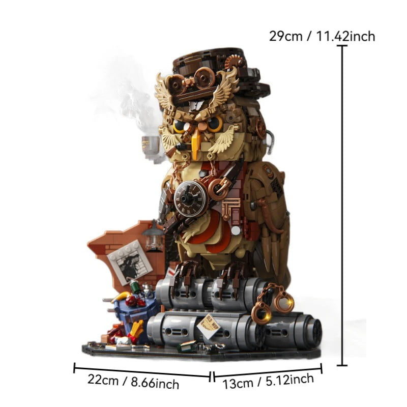 Building Blocks Set | 1286 Pieces | Eco-Friendly ABS | Owl Detective Theme
