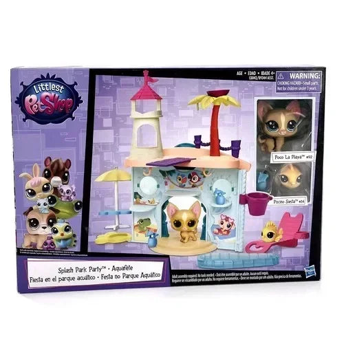 Littlest Petshop Playset | Mini Animal Figures | 2 Cm Size | Kids Toy