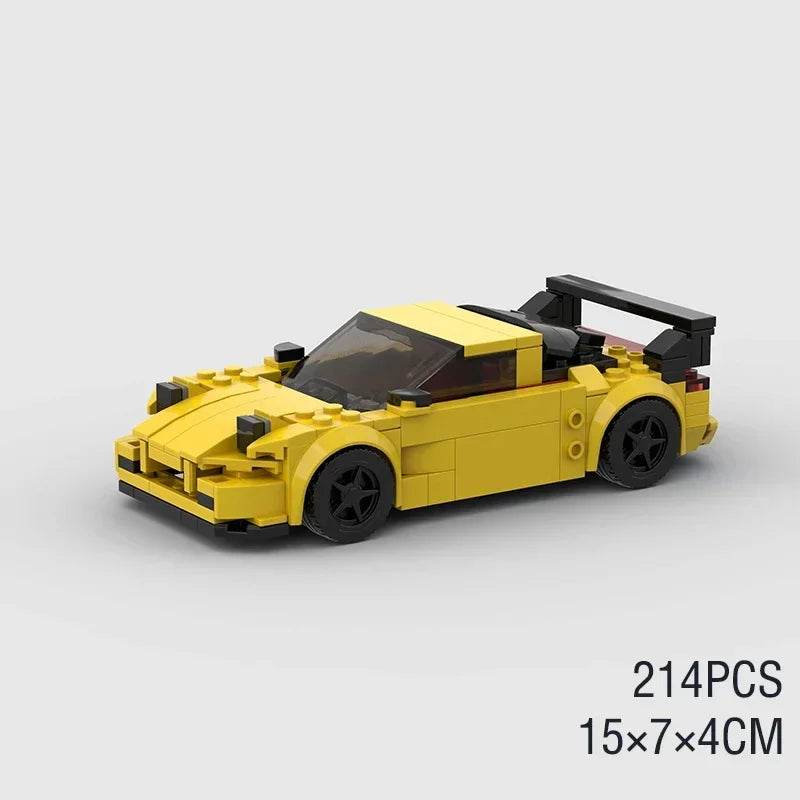 Moc Speed Champions AE86 Cars Racers Building Blocks Set - ToylandEU