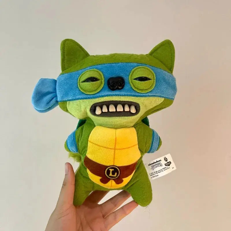 Fuggler Soft Plush Doll Teenage Mutant Ninja Turtles Ugly Cute Teeth Monster Toys Leonardo Cartoon Anime Figures Trend Xmas Gift - ToylandEU