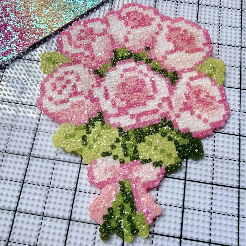 Perler Bead Kit | Sparkle Glitter Sheets | Ironing Paper | Set of 6
