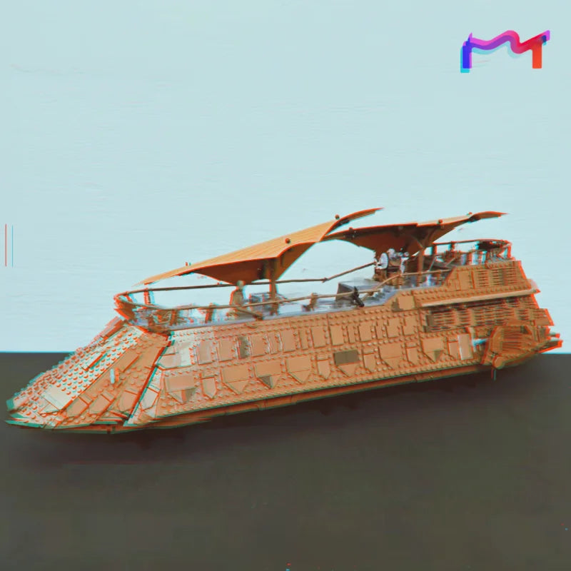 Lego Compatible Building Blocks | Jabba Sail Barge 3942 Pcs | Star Wars 75397