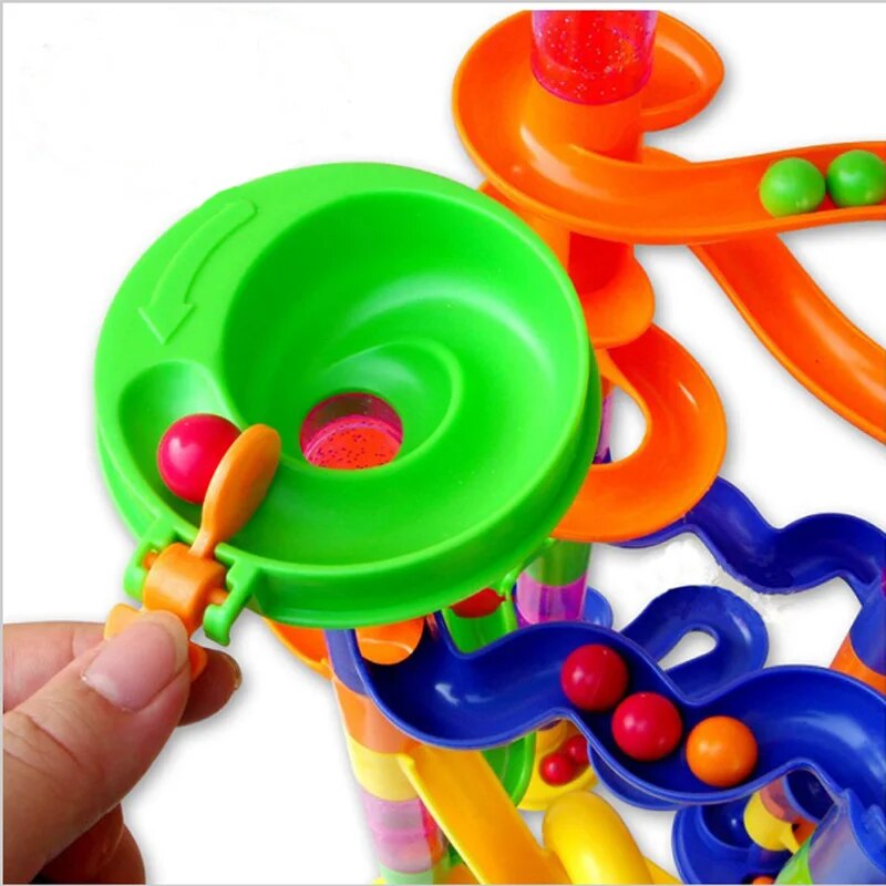 Marble Run Building Blocks Set for Creative Children - ToylandEU